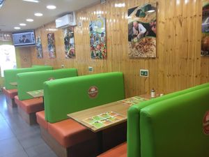 Interior (from social media) at Falafel Plus in Manchester