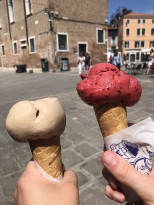   at Gelateria Il Doge in Venice