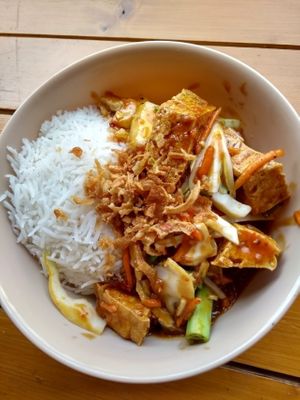 sweet chilli coco tofu at Malay Kitchen Cork City in Cork