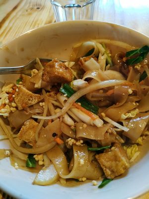 Vegan Pad Thai (the tofu) at Malay Kitchen Cork City in Cork