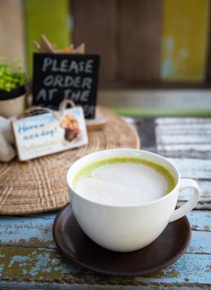 Matcha Latte at Wild Tribe Cafe in Koh Samui