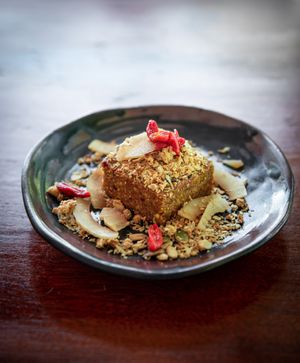 Carrot cake at Wild Tribe Cafe in Koh Samui