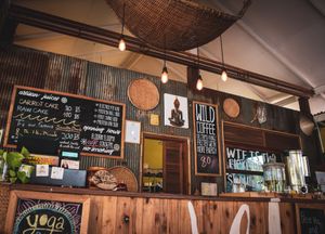Counter at Wild Tribe Cafe in Koh Samui