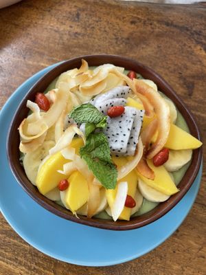 Matcha Smoothie Bowl  at Wild Tribe Cafe in Koh Samui