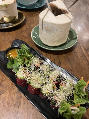 spring rolls   at Wild Tribe Cafe in Koh Samui