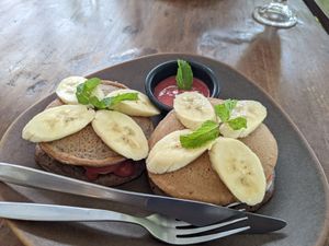 Pancakes at Wild Tribe Cafe in Koh Samui