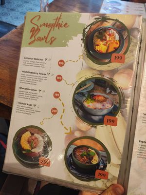 Menu at Wild Tribe Cafe in Koh Samui