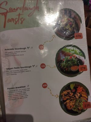 Menu at Wild Tribe Cafe in Koh Samui