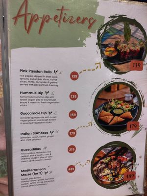 Menu at Wild Tribe Cafe in Koh Samui