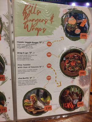 Menu at Wild Tribe Cafe in Koh Samui