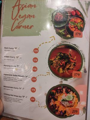 Menu at Wild Tribe Cafe in Koh Samui