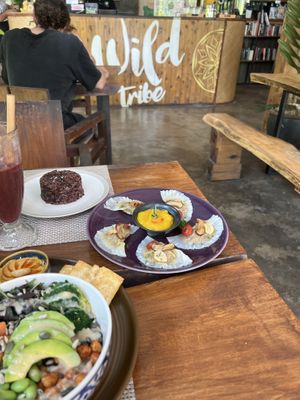 mushroom raviolii  at Wild Tribe Cafe in Koh Samui