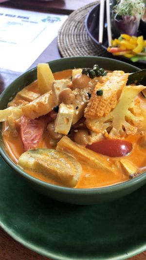 Red curry  at Wild Tribe Cafe in Koh Samui