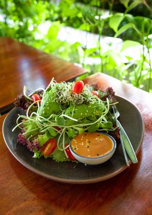 Sourdough Avocado with home-made Tamarind sauce at Wild Tribe Cafe in Koh Samui