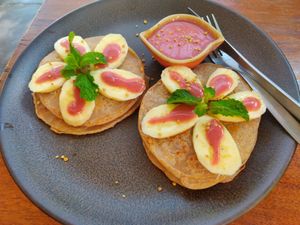 Amazing pancakes! at Wild Tribe Cafe in Koh Samui