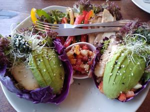 Fiesta Salsa Tacos (240) at Wild Tribe Cafe in Koh Samui