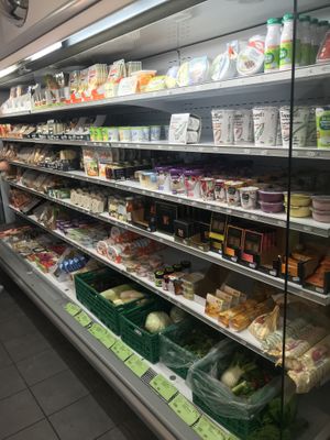 Fridge section  at Hello Vegan in Uster