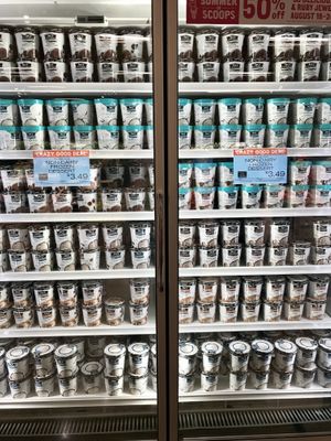 Dairy free ice cream sale! at New Seasons Market in Beaverton