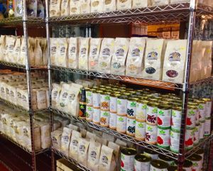 Cannes et grains :)  at Herbivores Marche Vegetalien in Montreal