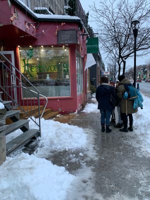 Store front  at Herbivores Marche Vegetalien in Montreal