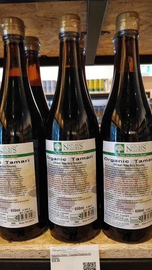 Organic Tamari at Nature's Glory in Central Singapore