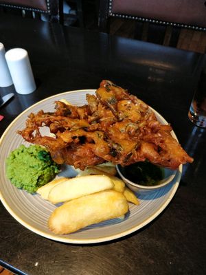 Sea kelp and chips  at The Cloth Ear in Belfast