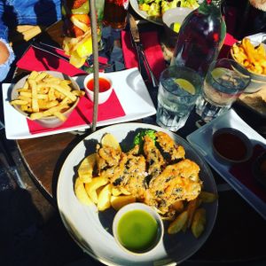 sea kelp "fish" and chips at The Cloth Ear in Belfast