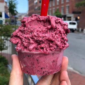 Maine blueberry this summer at The Gelato Fiasco in Brunswick