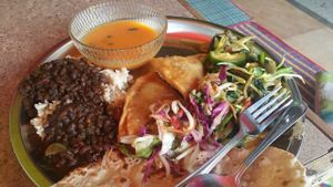 Various from buffet at Dosha in Koh Phangan