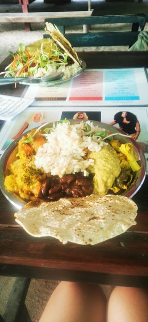 Small plate for 100 Baht at Dosha in Koh Phangan