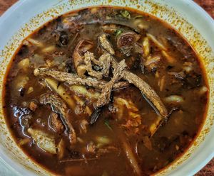 asam laksa, flavourful enough, nice at Giant Bowl Vegetarian Restaurant in Kuala Lumpur