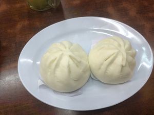 Barbecue pau at Giant Bowl Vegetarian Restaurant in Kuala Lumpur