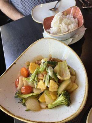 Sweet and sour pad pri wan  at Niagara's Finest Thai in Niagara-on-the-lake