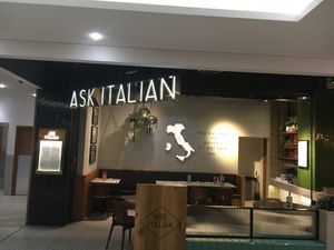 Entrance, inside mall at ASK Italian in Newcastle Upon Tyne