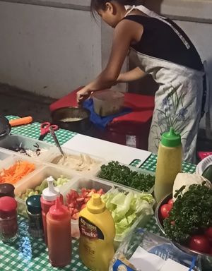  at Queen Falafel in Pai