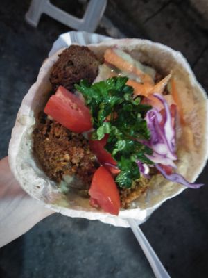 Falafel at Queen Falafel in Pai