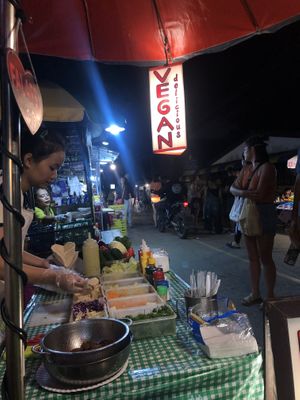   at Queen Falafel in Pai