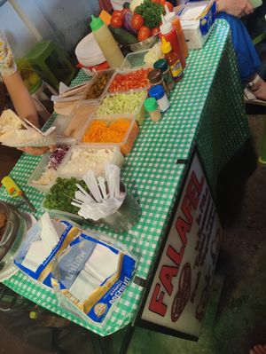  at Queen Falafel in Pai