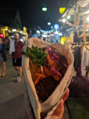  at Queen Falafel in Pai