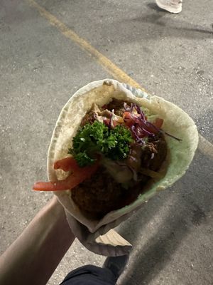   at Queen Falafel in Pai