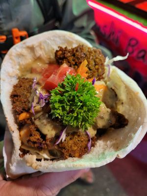  at Queen Falafel in Pai