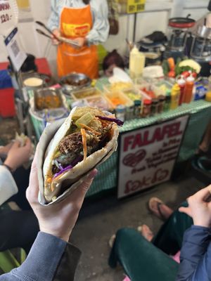   at Queen Falafel in Pai