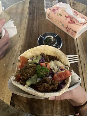   at Queen Falafel in Pai