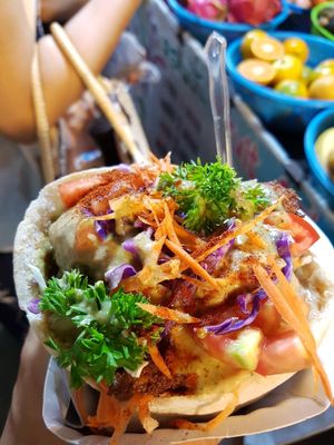 massive! at Queen Falafel in Pai