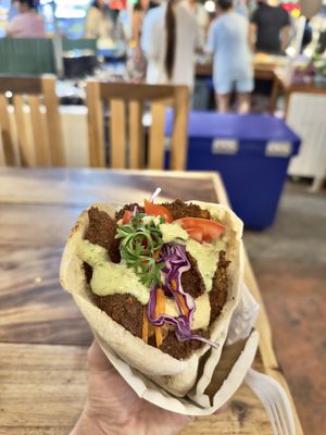   at Queen Falafel in Pai