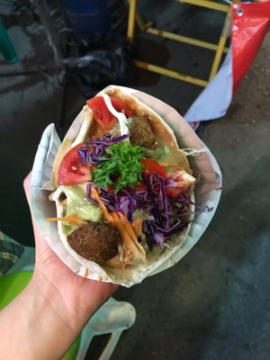 Falafel  at Queen Falafel in Pai