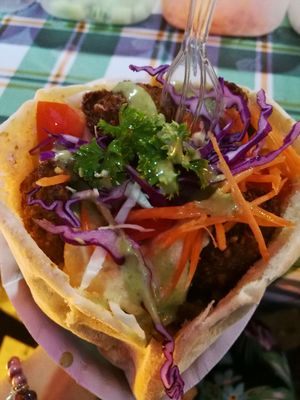 Falafel  at Queen Falafel in Pai