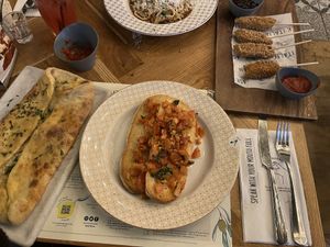Vegan options  at ASK Italian in Durham