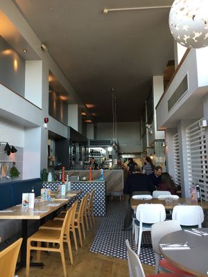 Inside  at ASK Italian in Durham