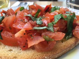 Bruschetta at ASK Italian in Durham